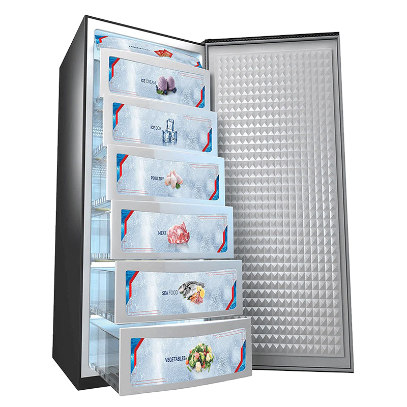 Dawlance vf 1035wb gd avante+ cloud white vertical freezer