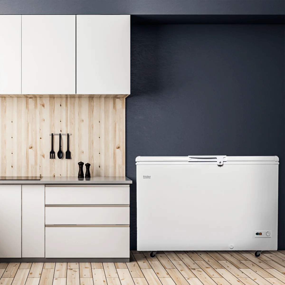 Haier HDF-405 INV - 14.3 CFT Single Door Inverter Deep Freezer