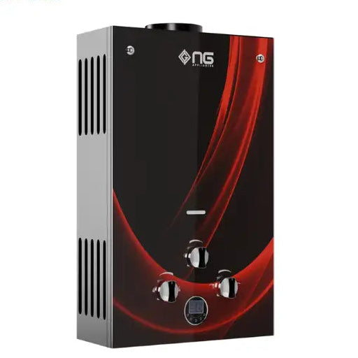NASGAS INSTANT GAS GYSER 8 LTR DG-8L GLASS (NG)