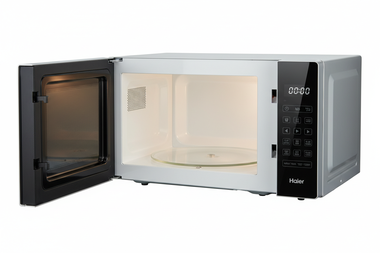 HAIER MICROWAVE OVEN 25 LITER Model HGL-25MXP8
make inner pic and door open