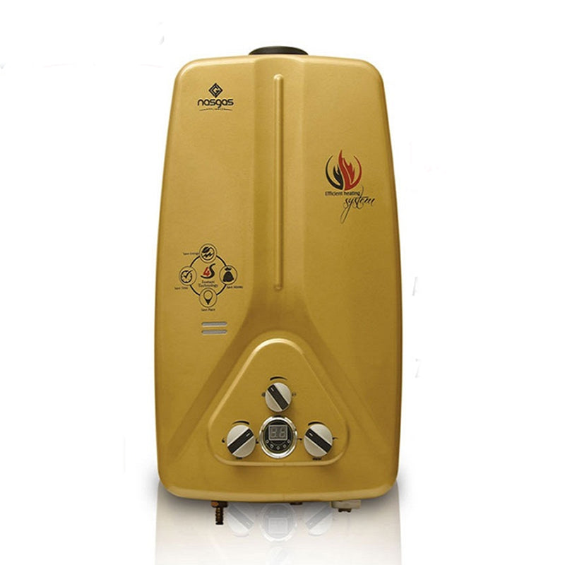 Nasgas Instant Gas Water Heater DG77 LPG Gold