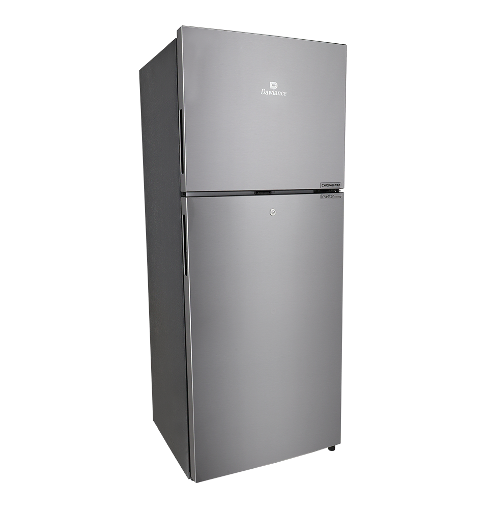 Dawlance 9173WB CHROME PRO HAIRLINE SILVER Double Door Refrigerator