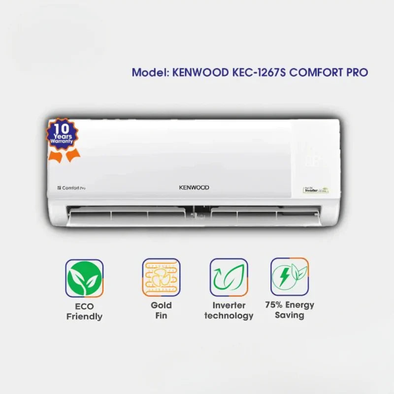 Kenwood 1 Ton Air Conditioner KEC-1267S eComfort Pro
