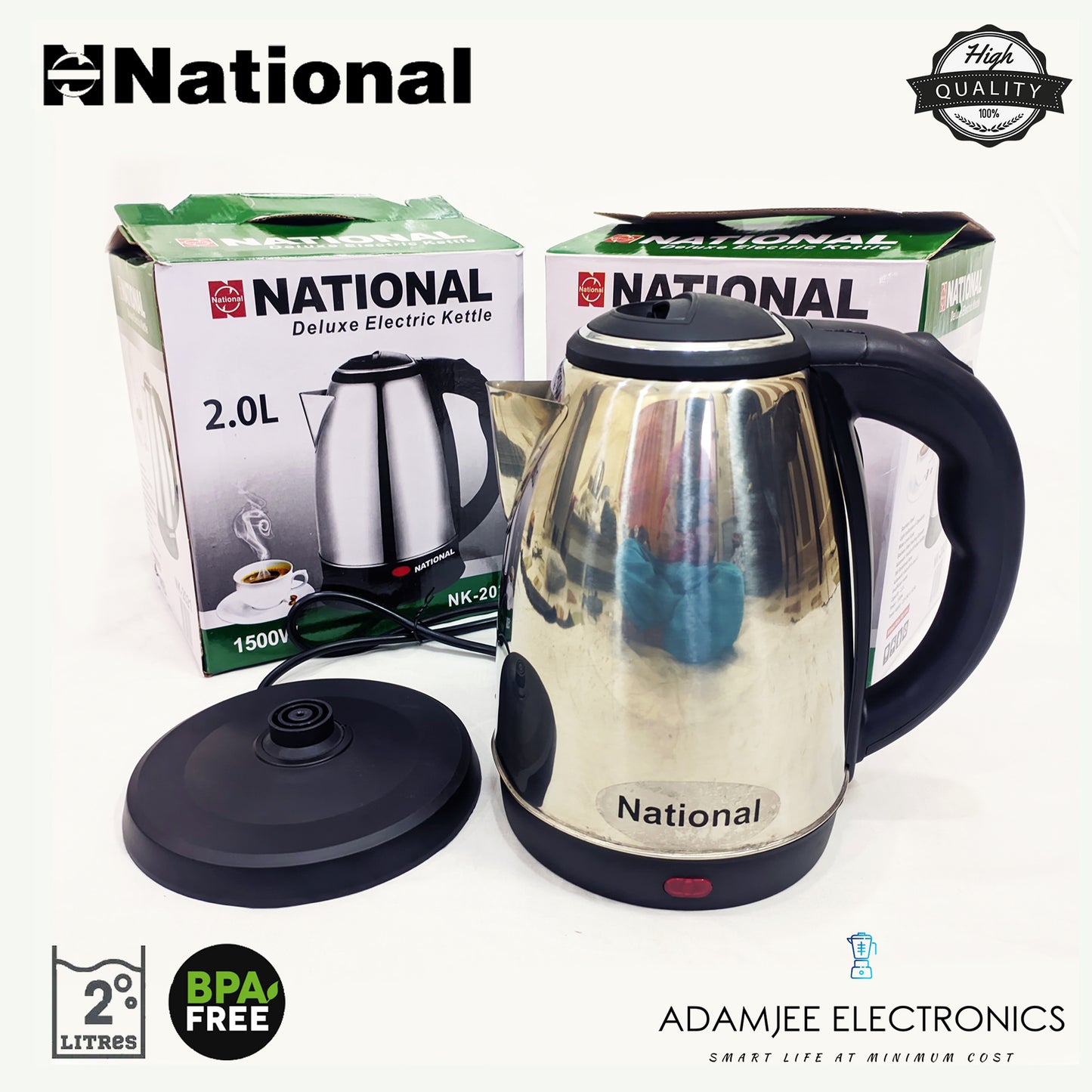 NATIONAL Automatic Electric Kettle Deluxe