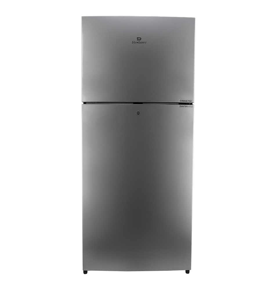 Dawlance 9193LF CHROME PRO HAIRLINE SILVER Double Door Refrigerator
