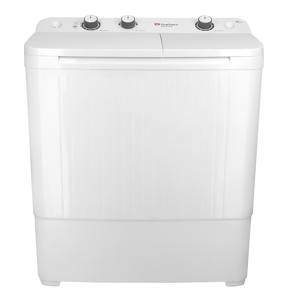 Dawlance 6550 TWIN TUB WHITE LID (WHITE) Twin Tub Washing Machine
