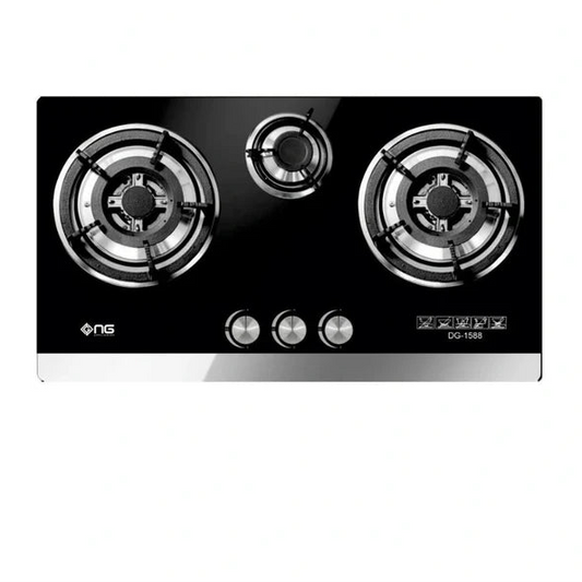 NASGAS Hob Three Burner DG-GN3 Glass Top